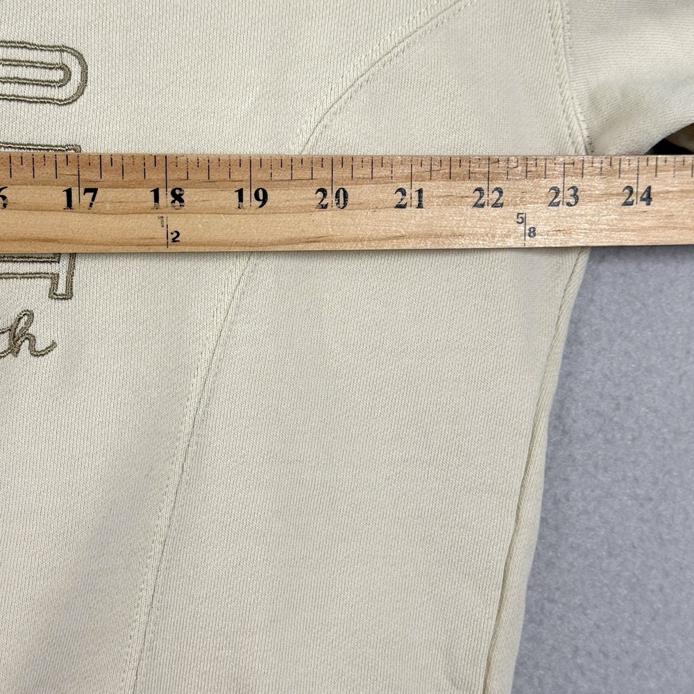 Disneyland Resort Sweatshirt Size XS Happiest Place on Earth Embroidered Cream - Picture 11 of 12